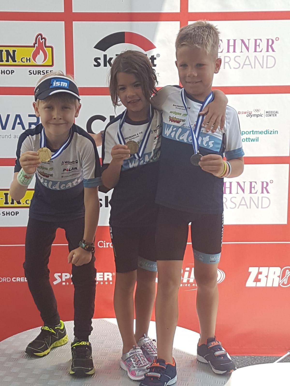 Wildcats am Sempachersee Triathlon im Einsatz