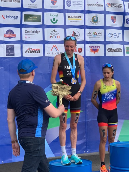 Silbermedaille an der Elite Weltmeisterschaft im Duathlon in Rumänien